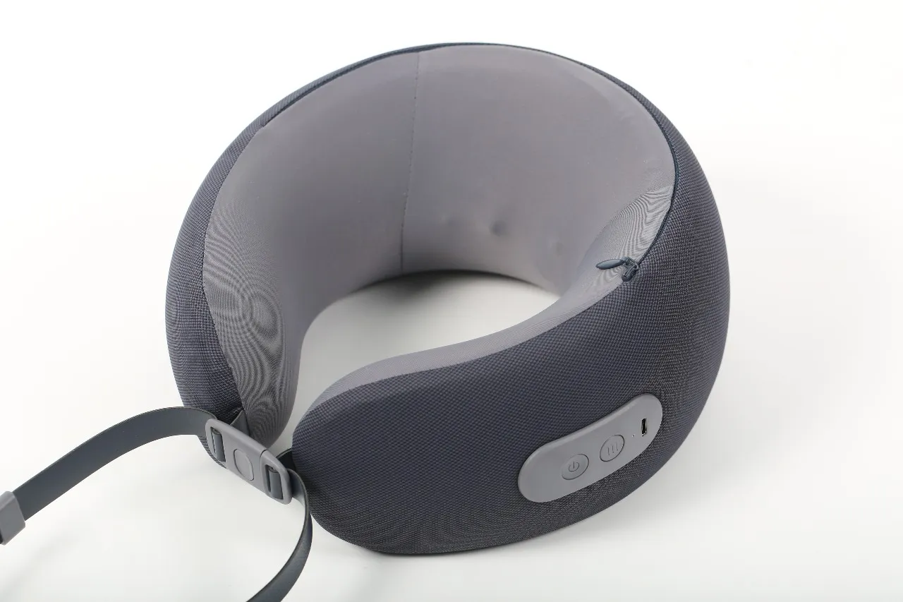 بالش ارگونومیک Green Lion با عملکرد ماساژ گردن - خاکستری