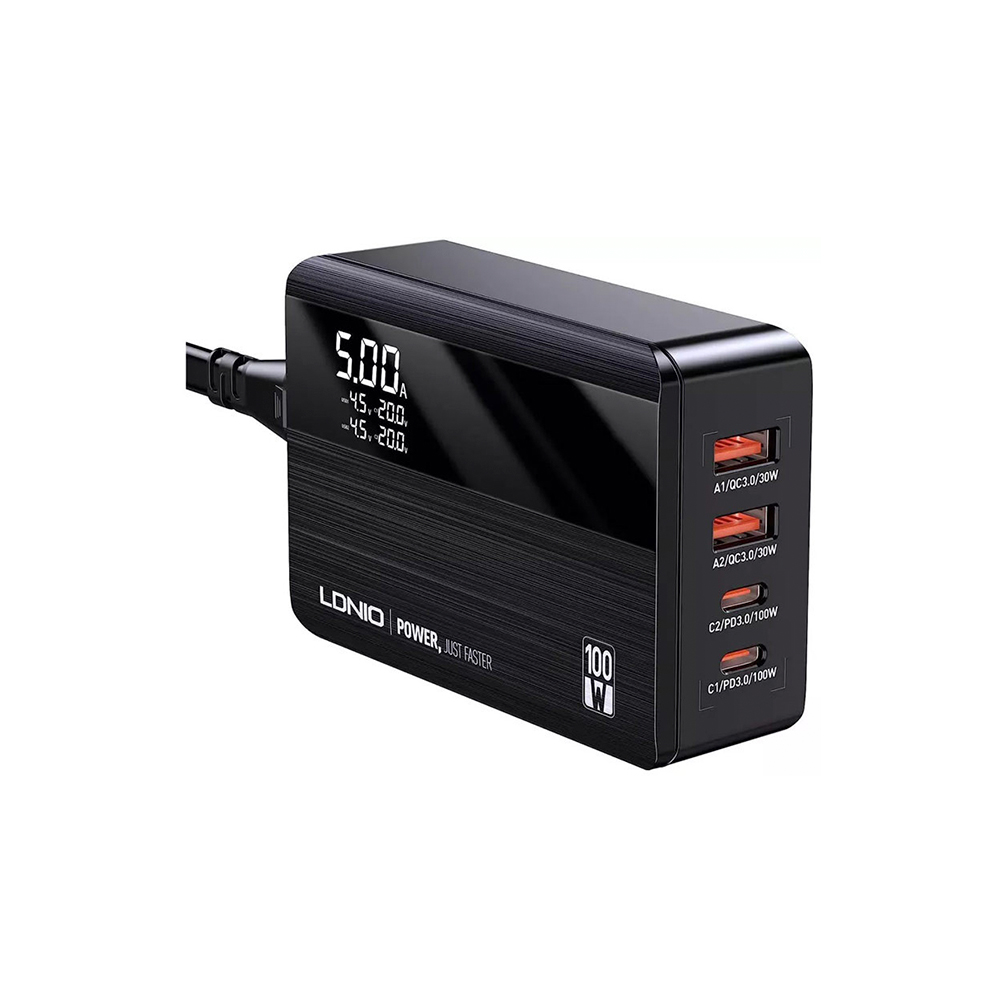 شارژر دیواری 100 وات ال دینیو Ldnio A4809C 100W Hub USB