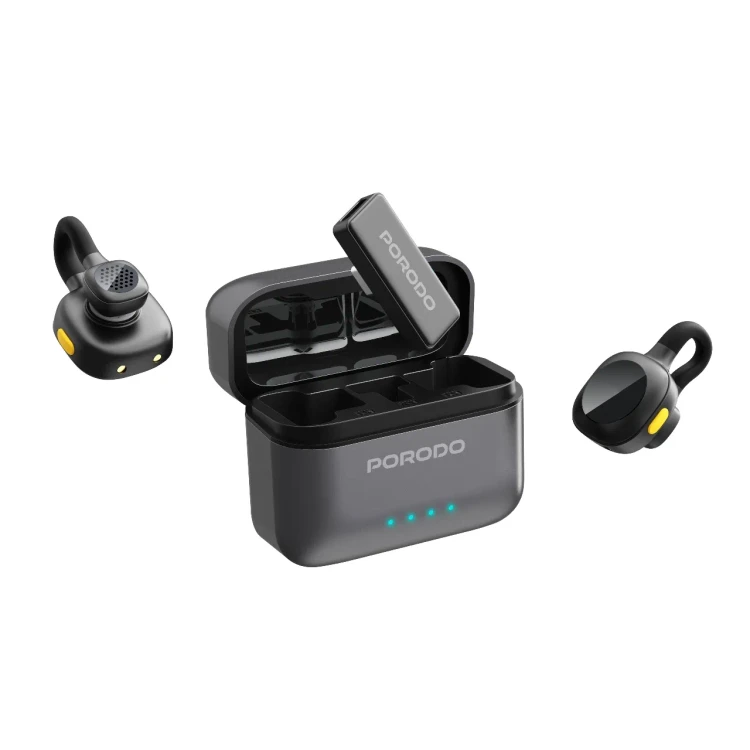 میکروفن یقه ایی پرودو مدل PDLAMPHF76BK ا Porodo Movo Lavalier