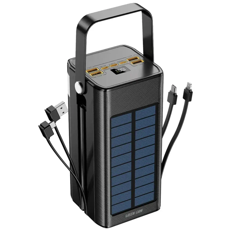 پاوربانک خورشیدی گرین لاین مدل Solar X ظرفیت 80 هزار میلی آمپر