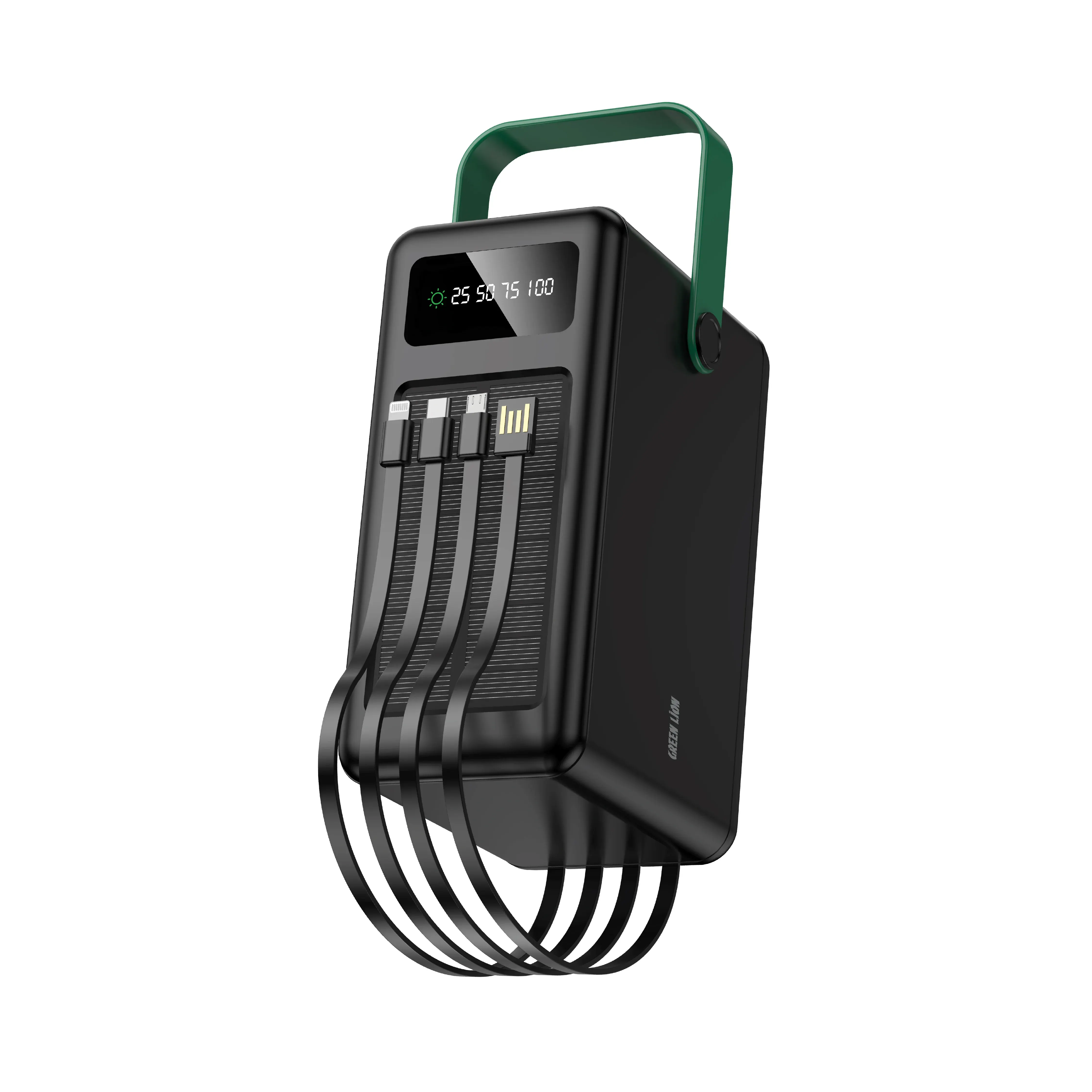 پاوربانک خورشیدی گرین لاین مدلSolar Max ظرفیت120000mAh